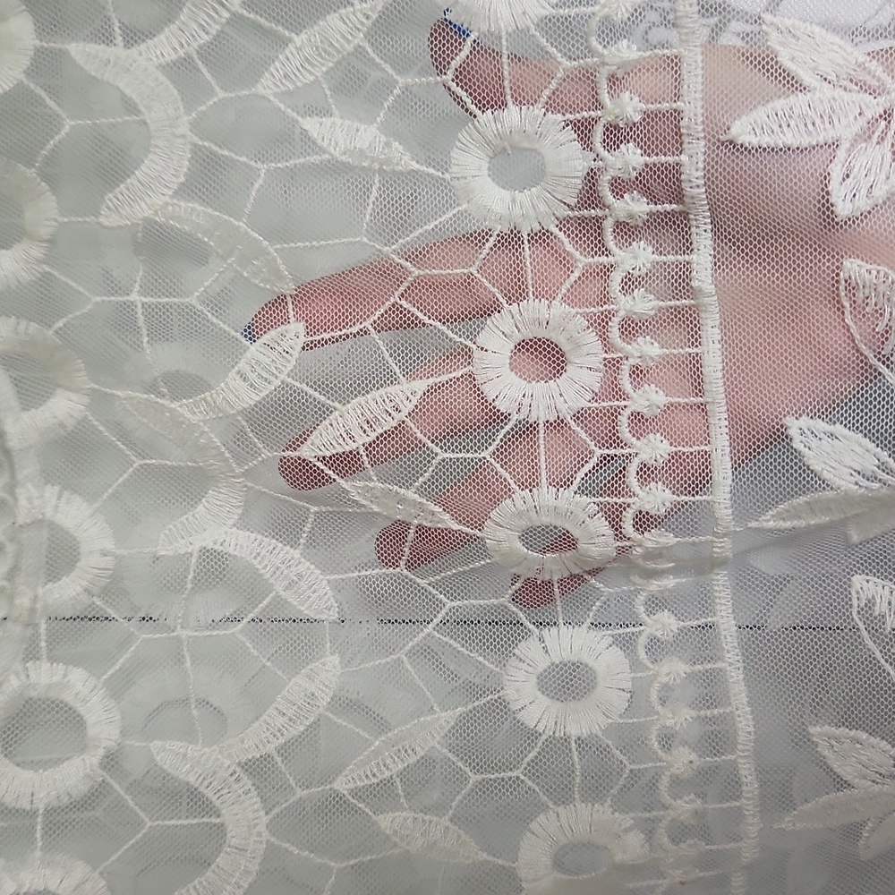 Ricki’s Sheer Lace Blouse | Etched Floral Pattern | Lightweight Chic | XXL - Picture 9 of 9